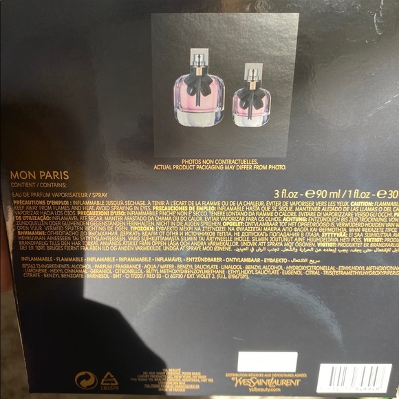 Yves Saint Larent Mon Paris fragrance box - Picture 3 of 3